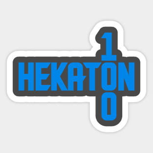 Hekaton 100 Blue Sticker